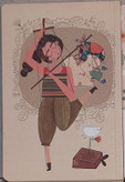 دفتر ۵۰ برگ ته چسب سویل کد 807
