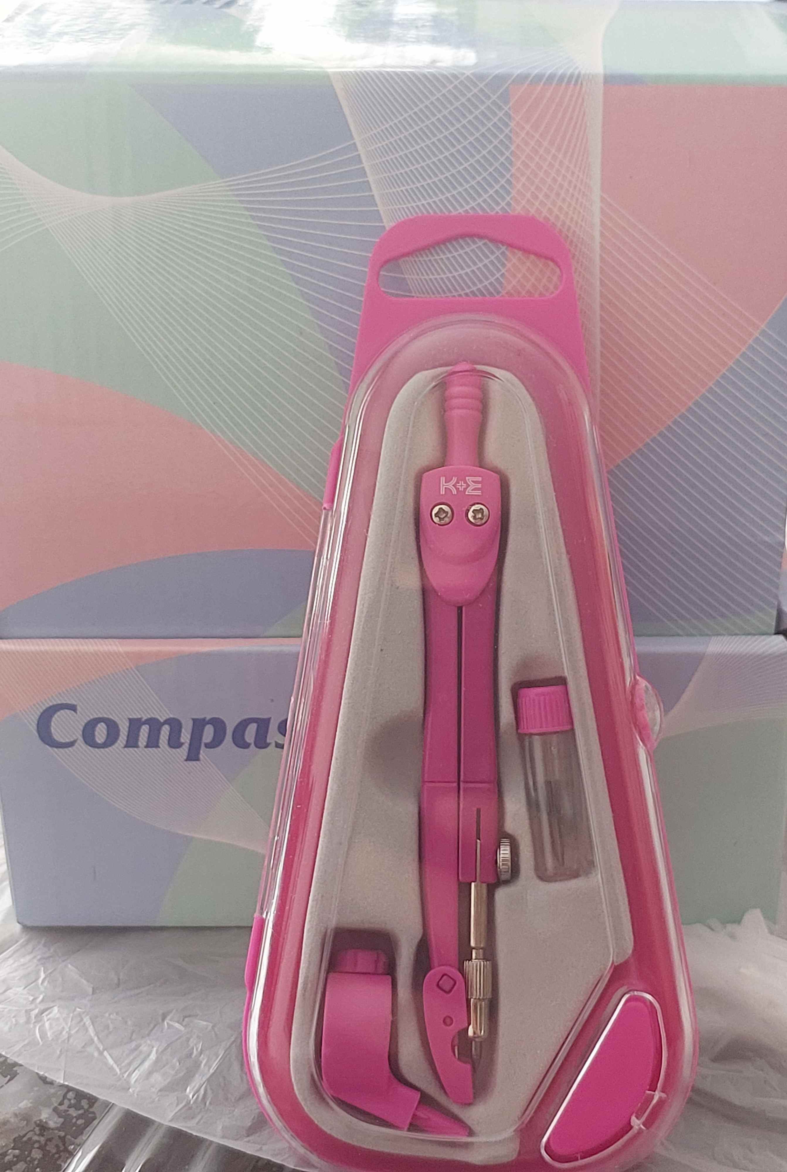 پرگار دانش آموزی دوکاره K+E کد SC01003LG_PDQبرند کامپس Compass