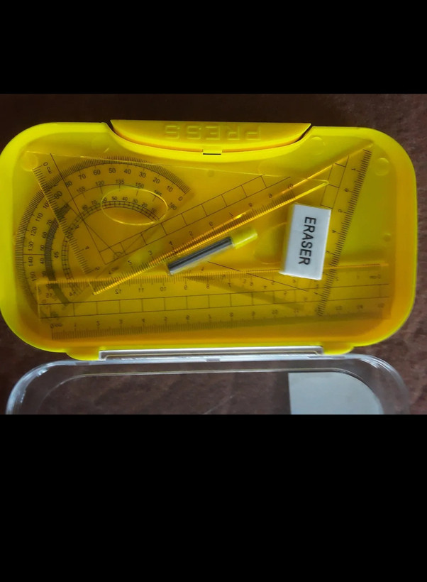 ست پرگار خط کش نقاله گونیا سی کلاس طرح چهارم